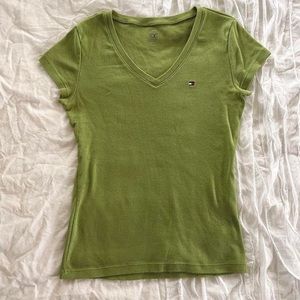 TOMMY HILFIGER GREEN TOP